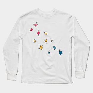 Heartstopper Leaves (pride colours) Long Sleeve T-Shirt